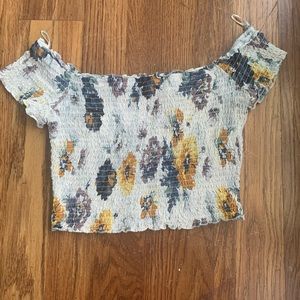 Floral crop top